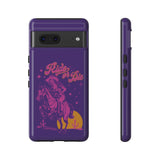 Ride or Die Cowgirl Pattern Phone Case - Tough & Trendy