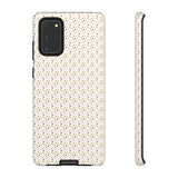 Pretty Gold and Grey Dots Phone Case - Tough & Trendy