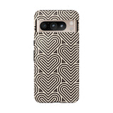 Hearts Beat Pattern Phone Case - Tough & Trendy