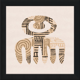 Cartouche Framed Art Print