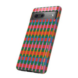 Candy Striped Pattern Phone Case - Tough & Trendy