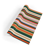 Colorful Stripe Holiday Wrapping Paper Roll - Perfect for Gift Wraps & Celebrations