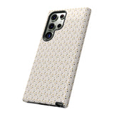 Pretty Gold and Grey Dots Phone Case - Tough & Trendy