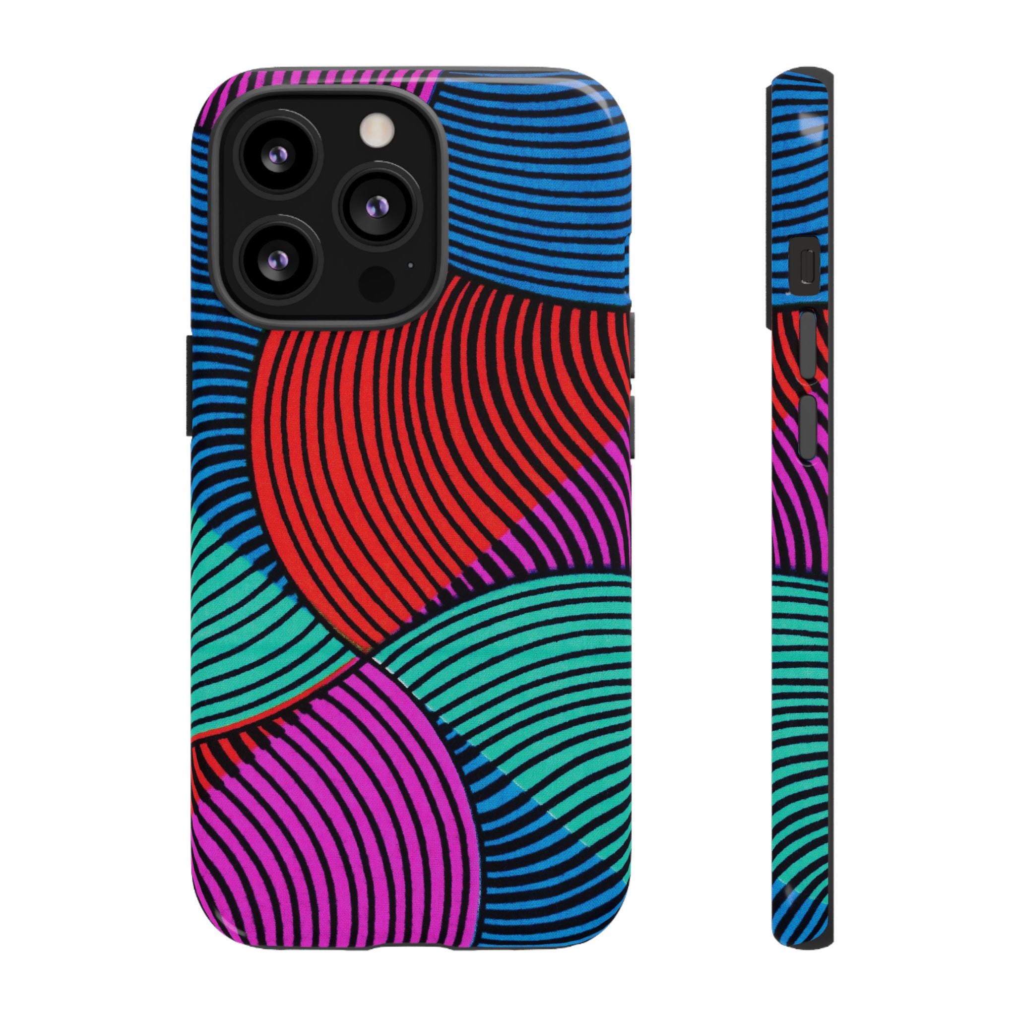 Ankara Print and Pattern Phone Case - Tough & Trendy