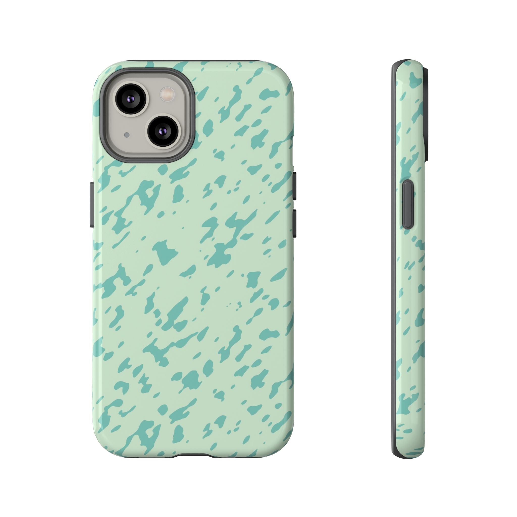 Turquoise Marble Pattern Phone Case - Tough & Trendy