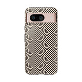 Hearts Beat Pattern Phone Case - Tough & Trendy