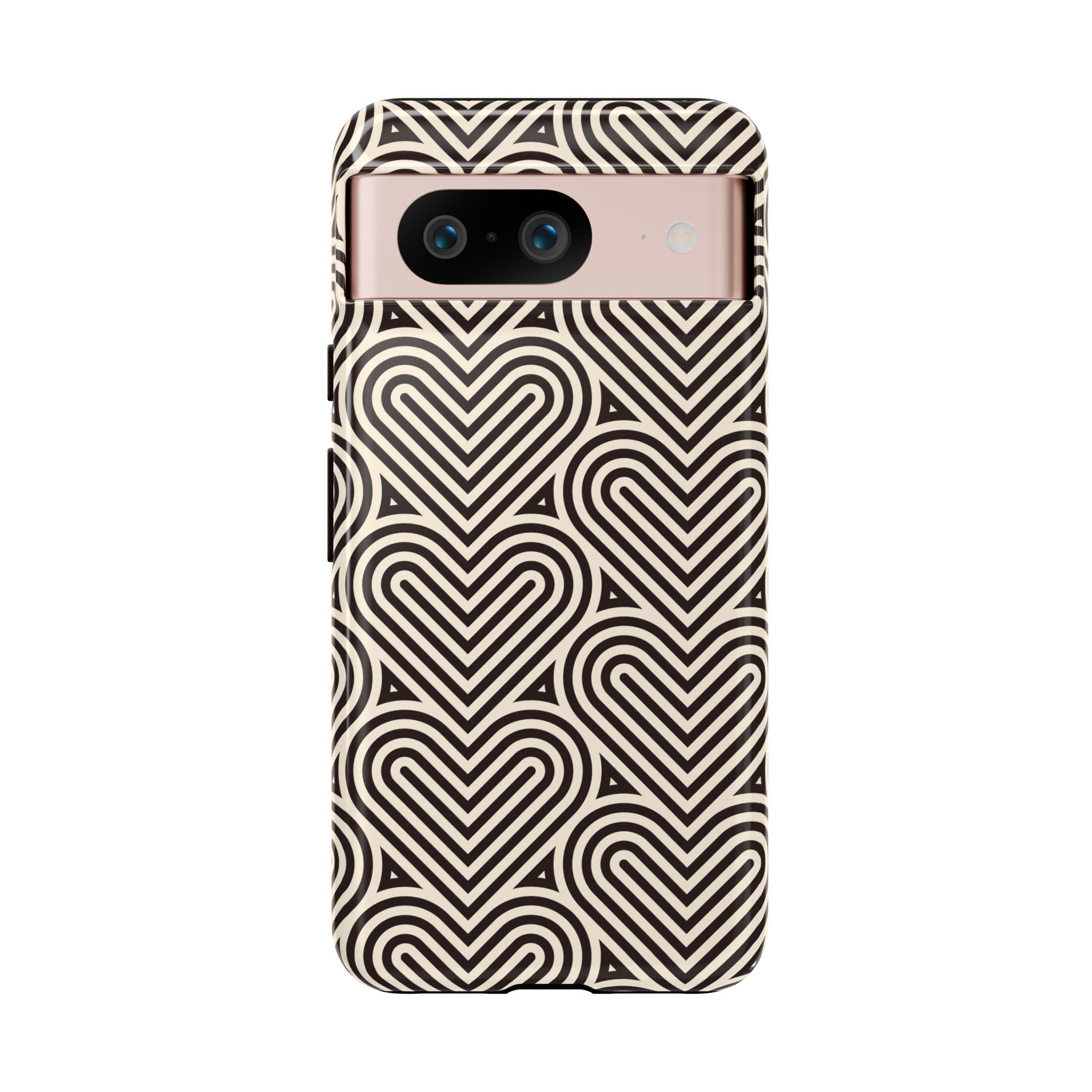 Hearts Beat Pattern Phone Case - Tough & Trendy