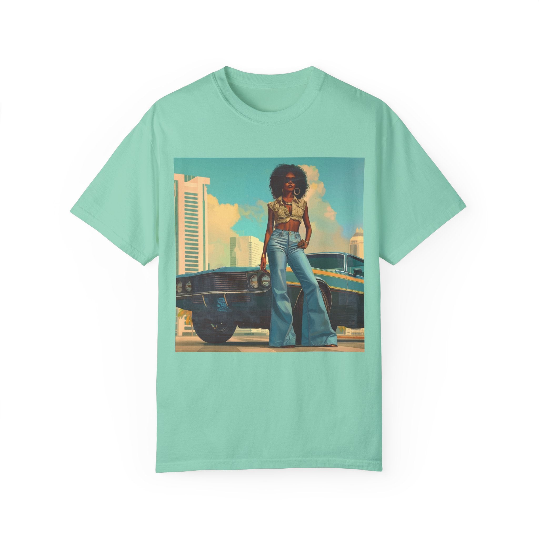 Miami Vibes Retro Women's Graphic T-shirt