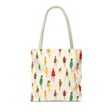 Ivory Vintage Fashion Ladies Print Tote Bag - Stylish & Versatile Carryall