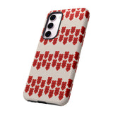 Hearts Aligned Pattern Phone Case - Tough & Trendy