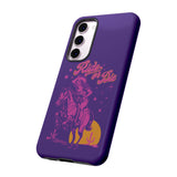 Ride or Die Cowgirl Pattern Phone Case - Tough & Trendy