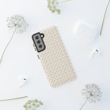 Pretty Gold and Grey Dots Phone Case - Tough & Trendy