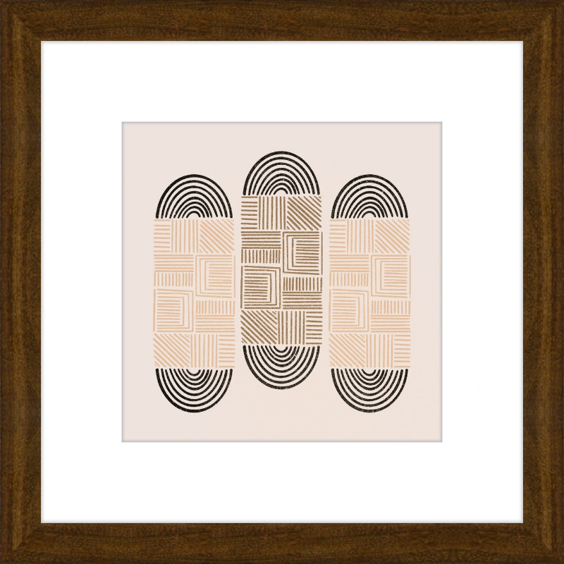 Cartouche Framed Art Print