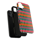 Candy Striped Pattern Phone Case - Tough & Trendy