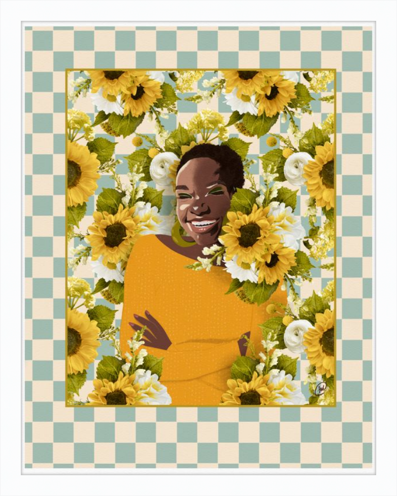 When Flower Bloom in the Sun Framed Art Print