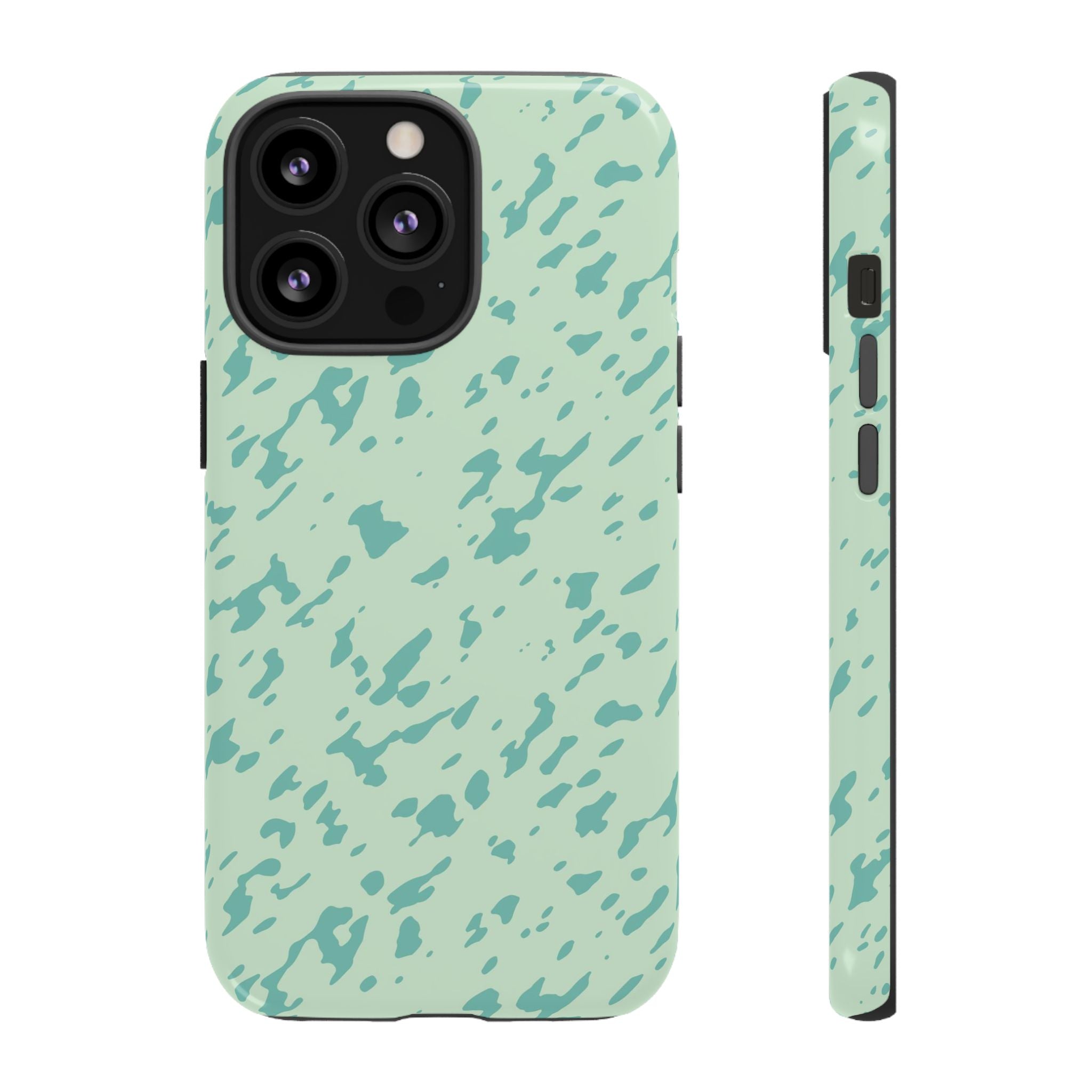 Turquoise Marble Pattern Phone Case - Tough & Trendy