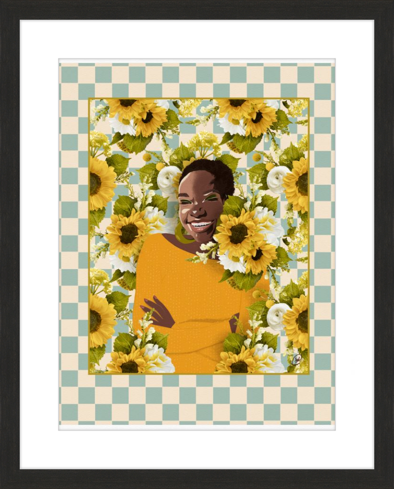 When Flower Bloom in the Sun Framed Art Print