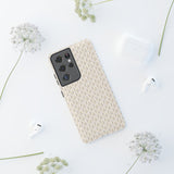 Pretty Gold and Grey Dots Phone Case - Tough & Trendy