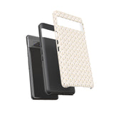 Pretty Gold and Grey Dots Phone Case - Tough & Trendy