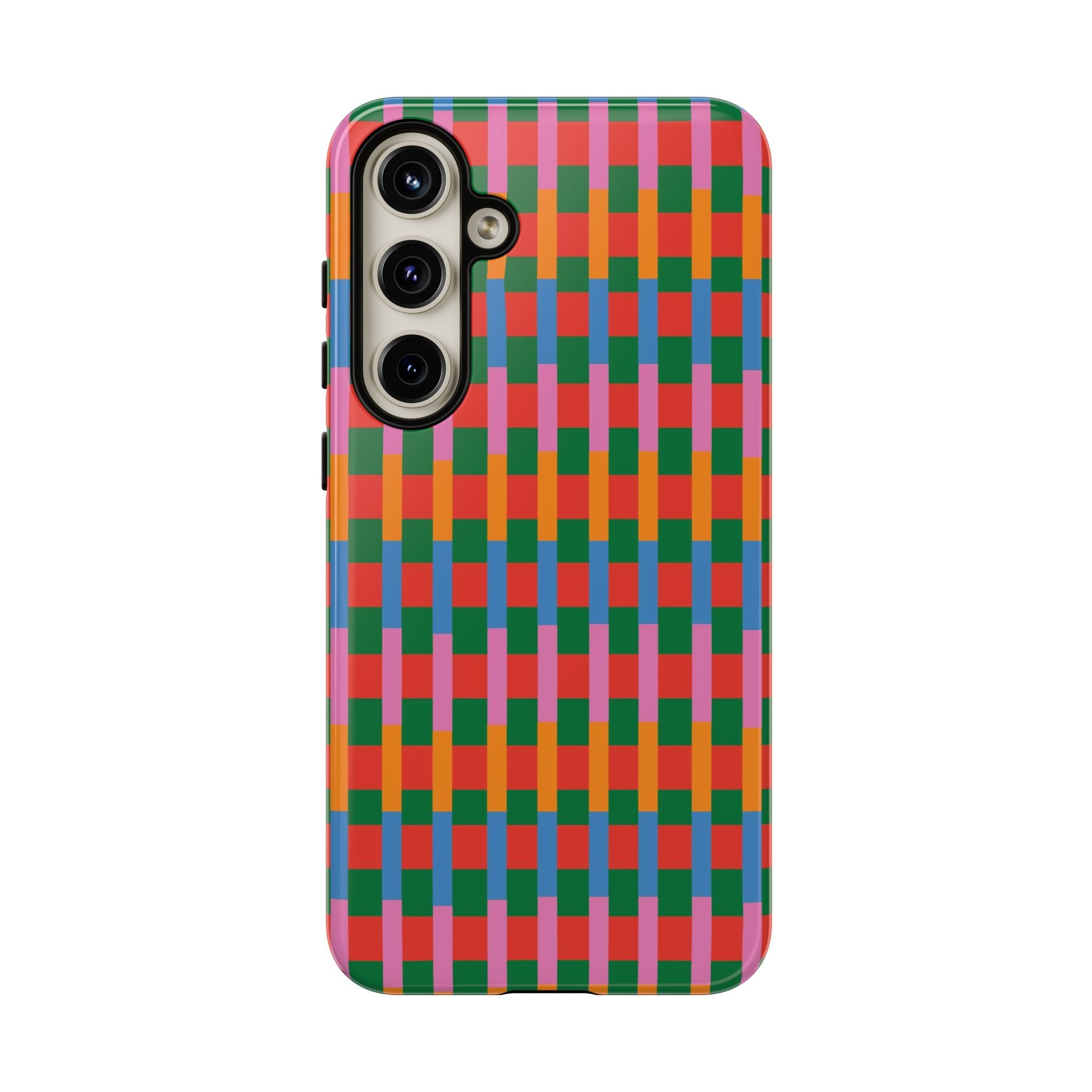 Candy Striped Pattern Phone Case - Tough & Trendy