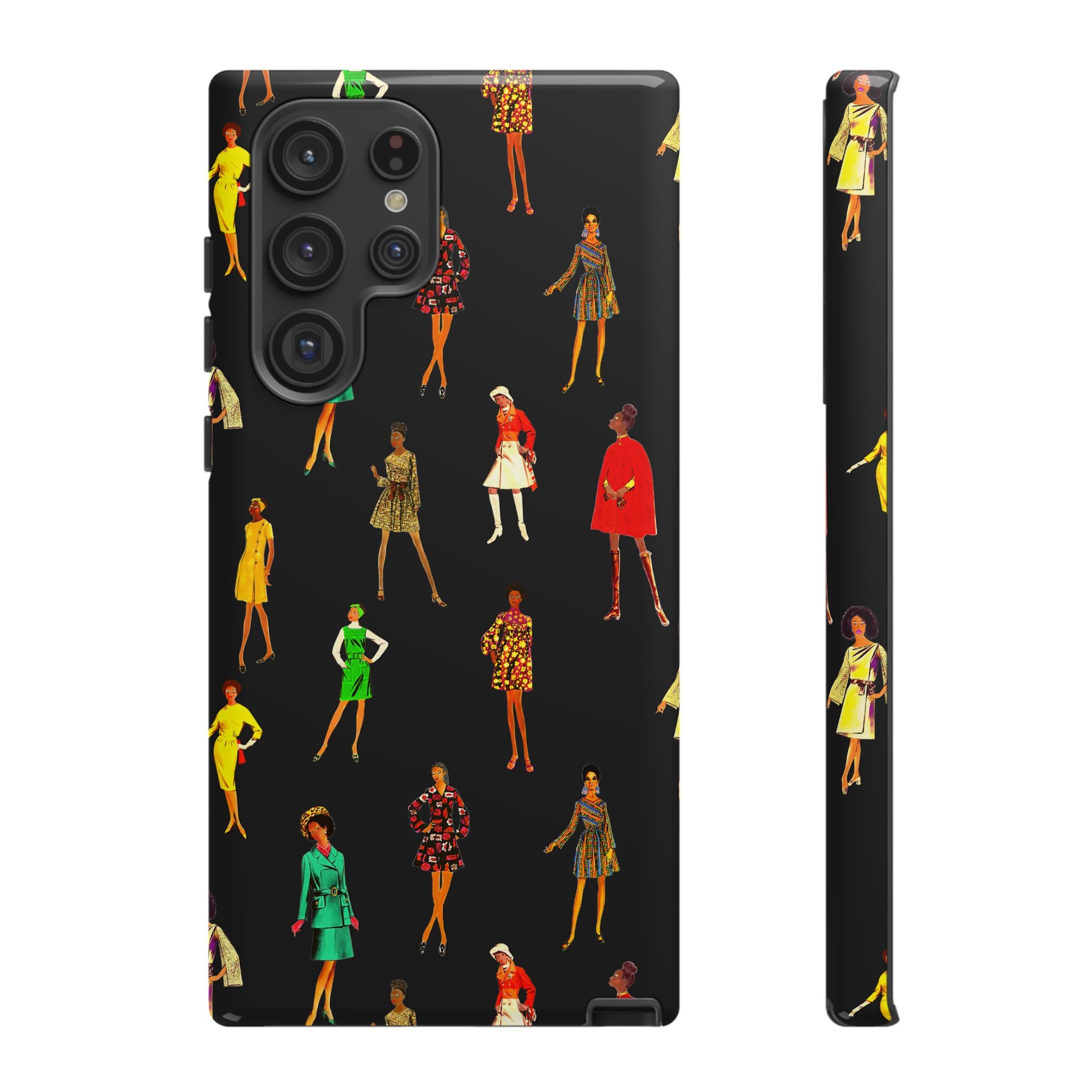 Vintage Fashion Ladies Phone Case - Tough & Trendy