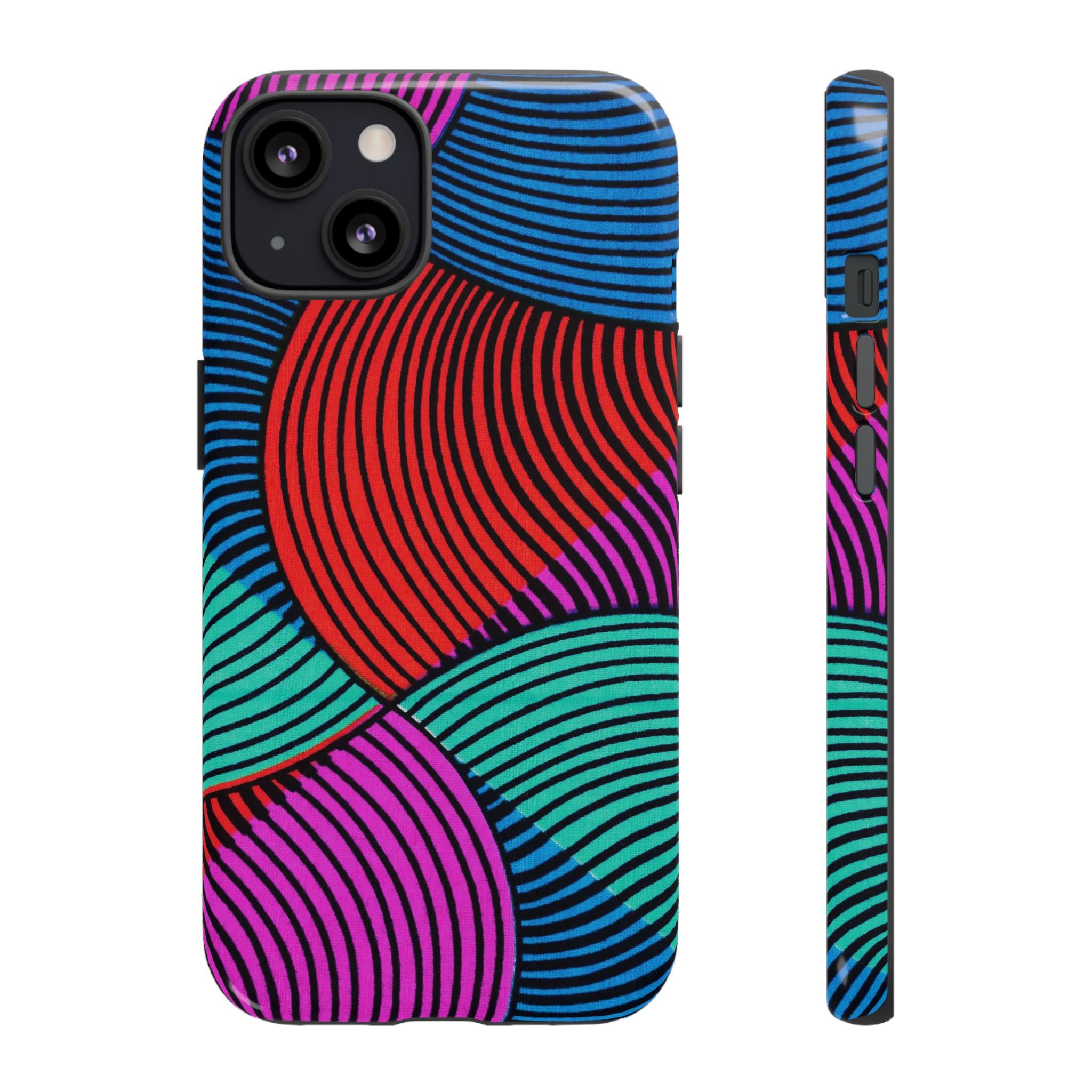 Ankara Print and Pattern Phone Case - Tough & Trendy