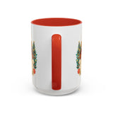 Black Santa Claus Christmas Red Accent Coffee Mug (11, 15oz)