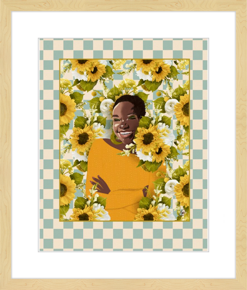 When Flower Bloom in the Sun Framed Art Print