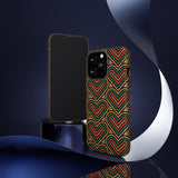 Hearts Beat Pattern Phone Case - Tough & Trendy