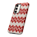 Hearts Aligned Pattern Phone Case - Tough & Trendy