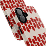 Hearts Aligned Pattern Phone Case - Tough & Trendy