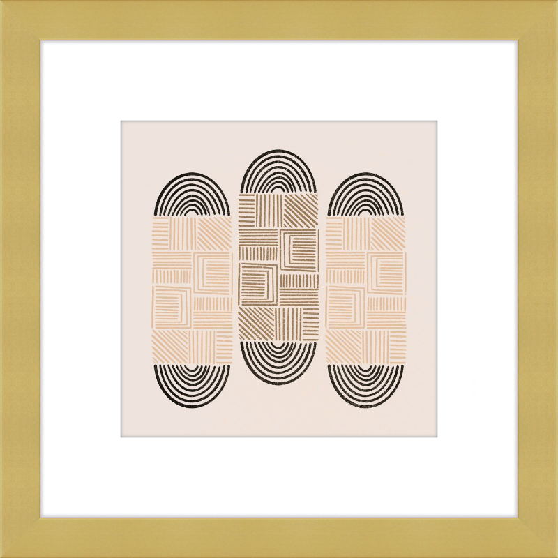 Cartouche Framed Art Print