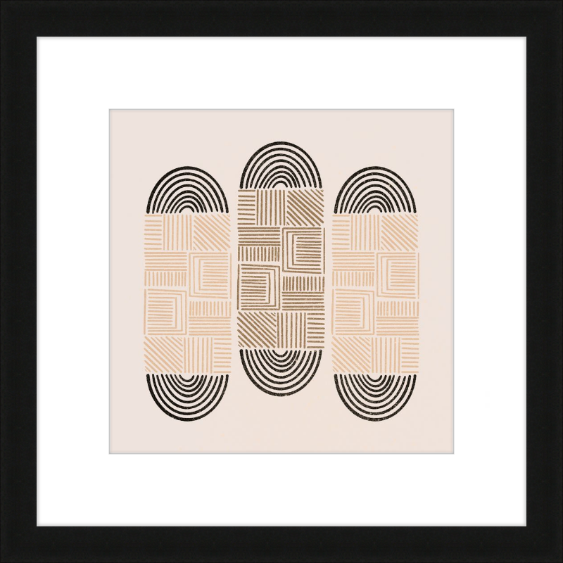 Cartouche Framed Art Print
