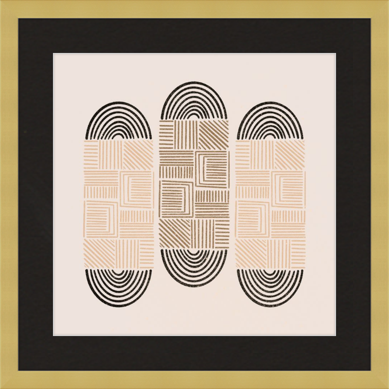 Cartouche Framed Art Print