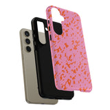 Tangerine Marble Pattern Phone Case - Tough & Trendy