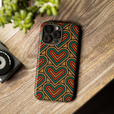 Stylish Heart Pattern Phone Case - Tough & Trendy