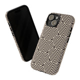 Hearts Beat Pattern Phone Case - Tough & Trendy