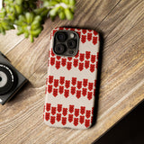 Hearts Aligned Pattern Phone Case - Tough & Trendy