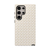 Pretty Gold and Grey Dots Phone Case - Tough & Trendy