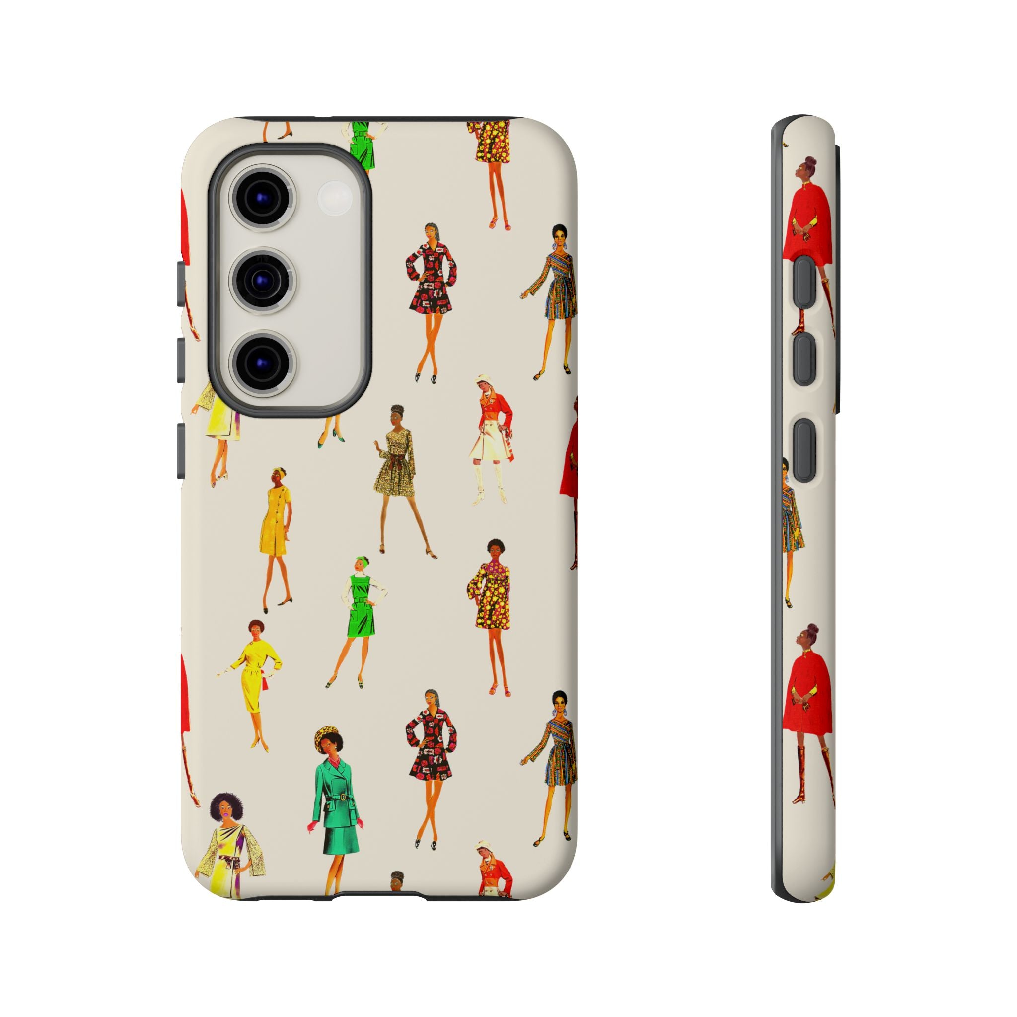 Ivory Vintage Fashion Ladies Phone Case - Tough & Trendy