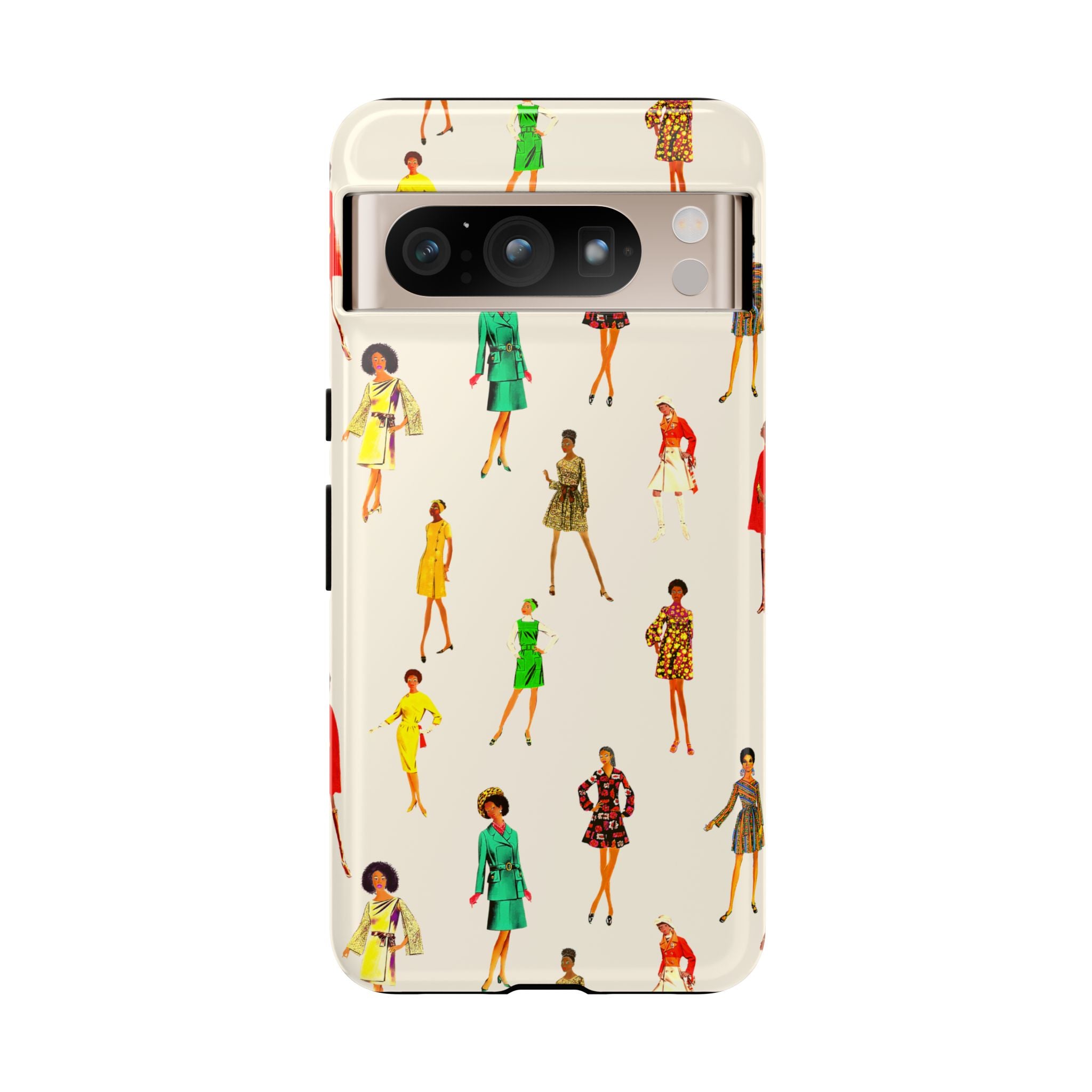 Ivory Vintage Fashion Ladies Phone Case - Tough & Trendy