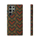 Hearts Beat Pattern Phone Case - Tough & Trendy