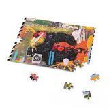 See For Yourself Art 500-Piece Puzzle: Tropical Beauty with Florals and Toucan