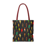 Vintage Fashion Ladies Print Tote Bag - Stylish & Versatile Carryall