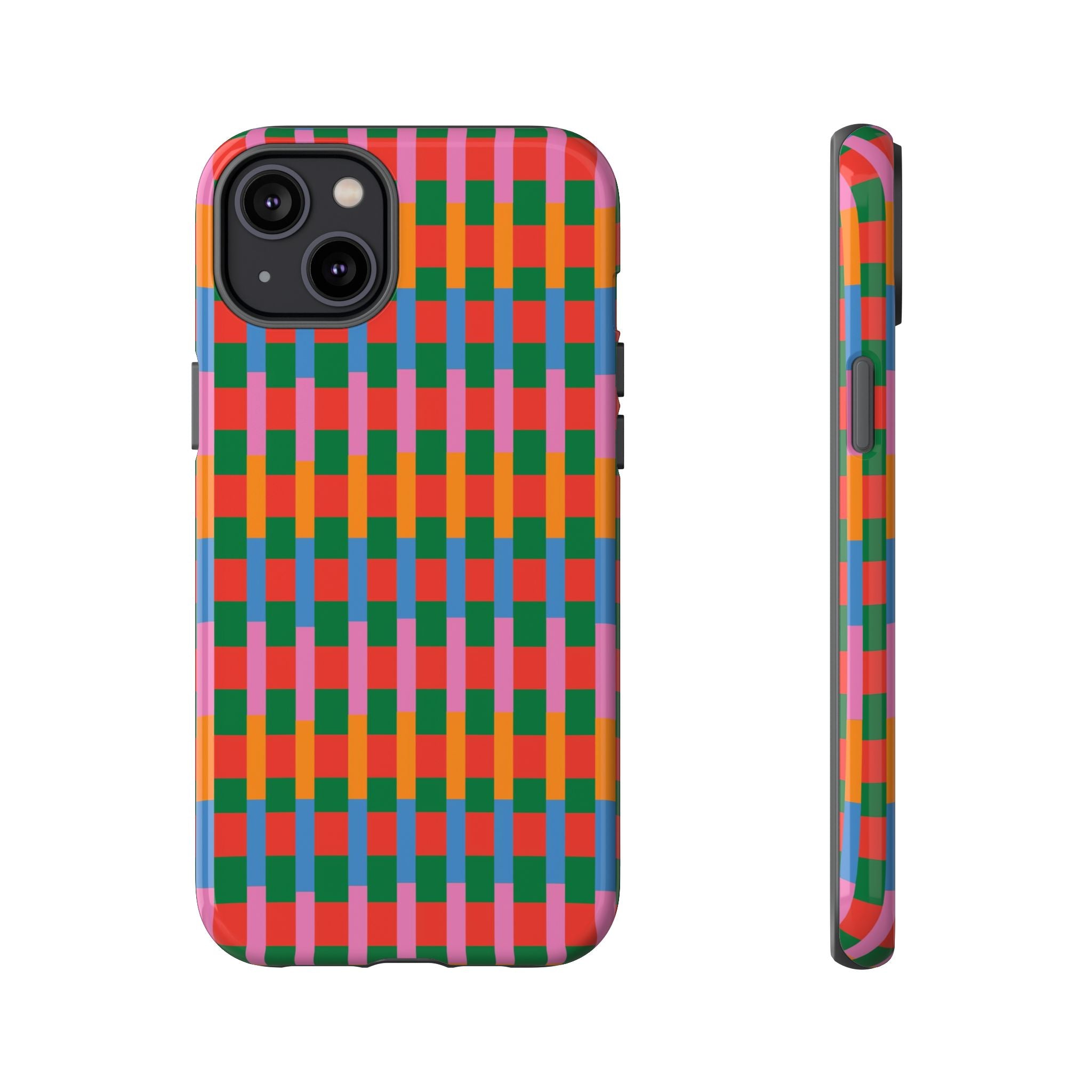 Candy Striped Pattern Phone Case - Tough & Trendy