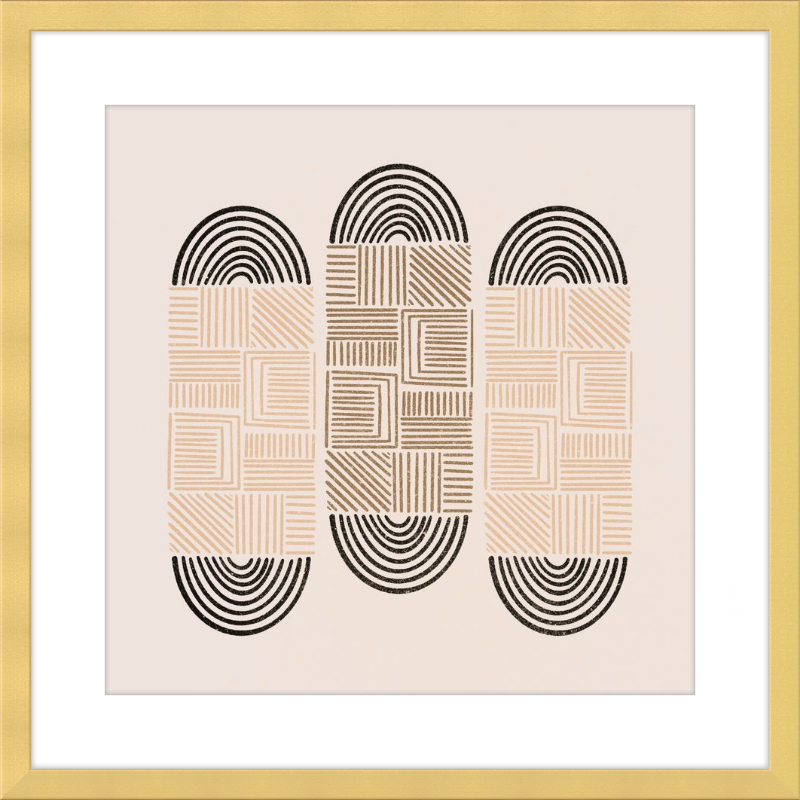 Cartouche Framed Art Print