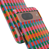 Candy Striped Pattern Phone Case - Tough & Trendy