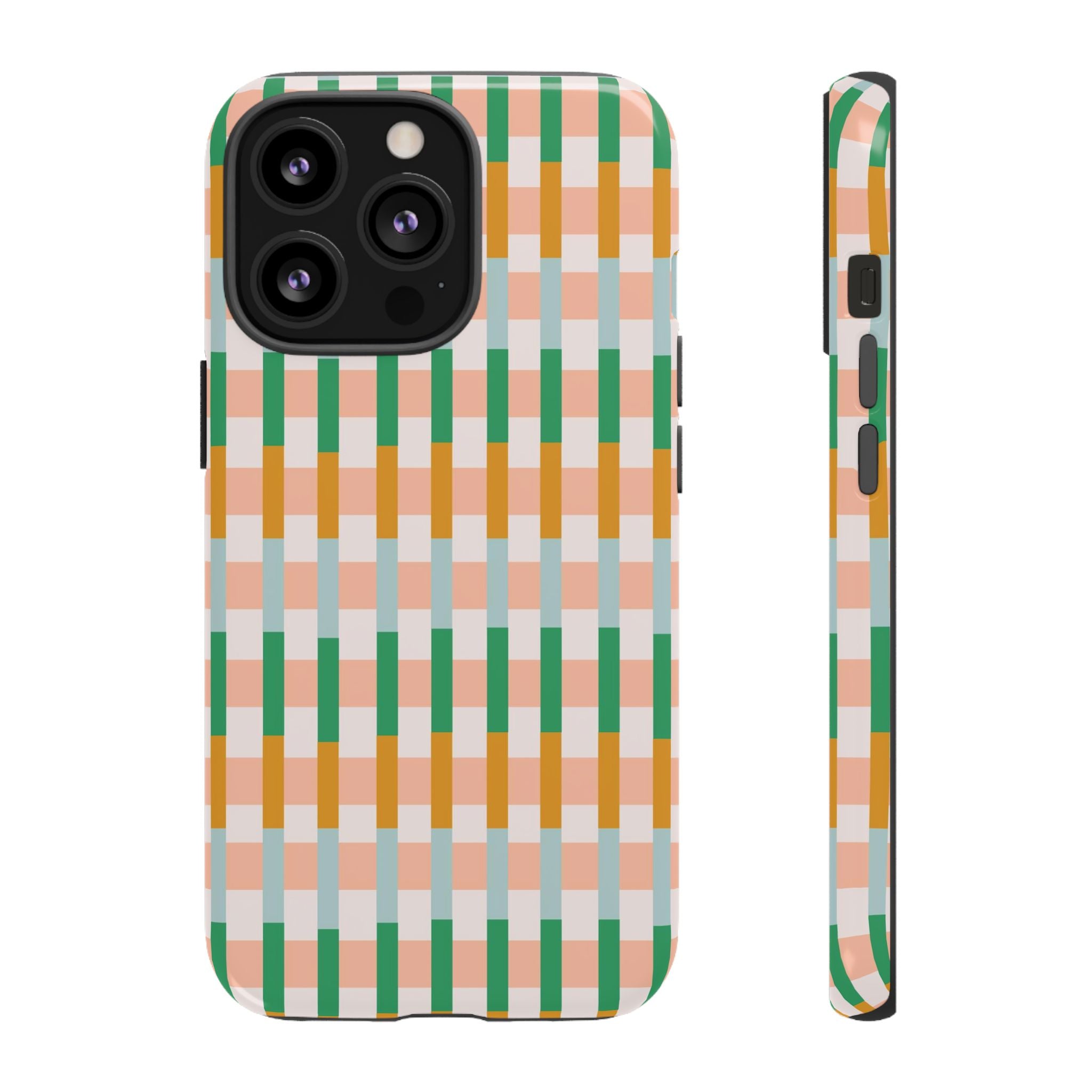 Stylish Striped Pattern Phone Case - Tough & Trendy