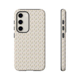 Pretty Gold and Grey Dots Phone Case - Tough & Trendy