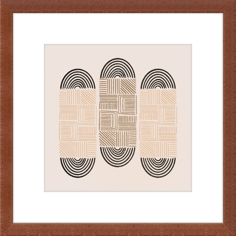 Cartouche Framed Art Print
